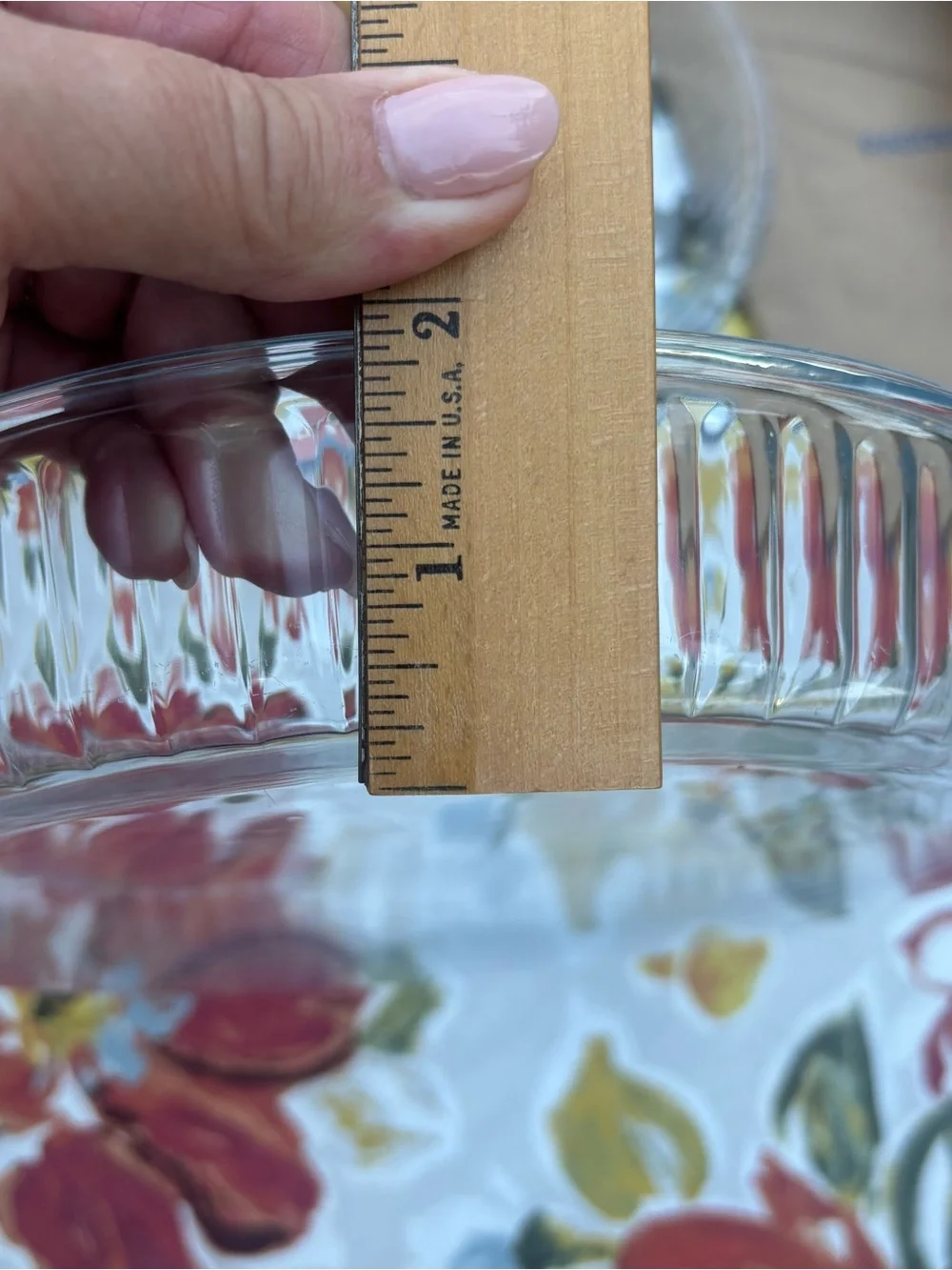 2 Borcam Round Clear Glass Tart Baking Dishes Pans